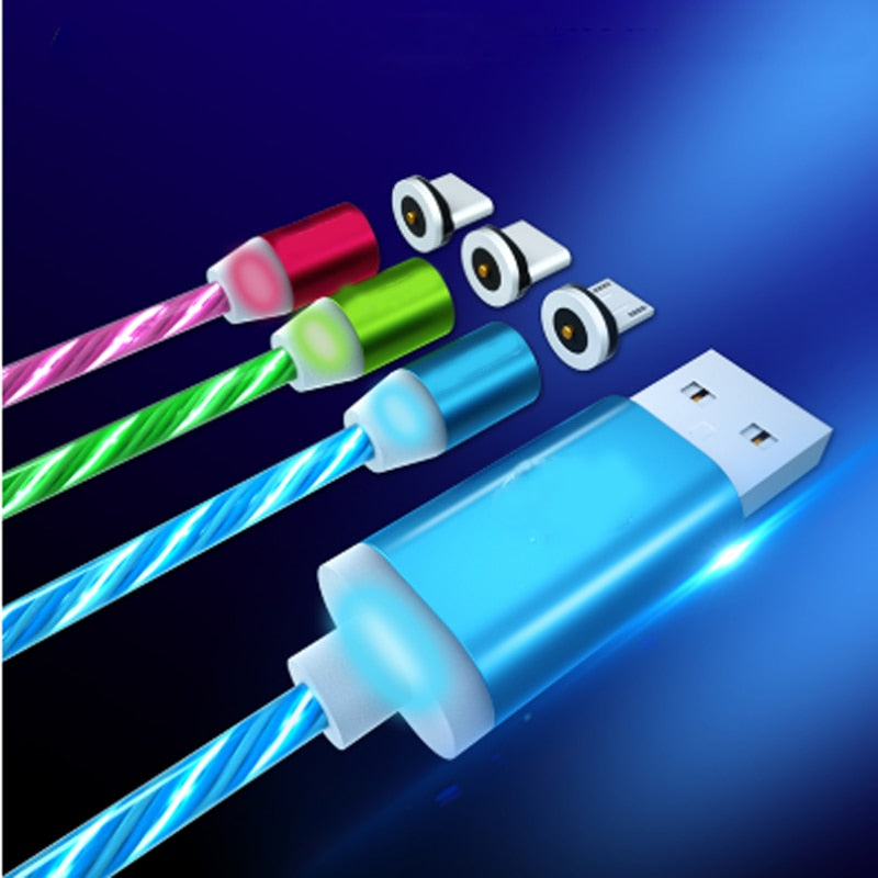 Colorful LED Light Type-C USB Cable