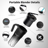 360W High-Power Tritan Food-Grade Portable Blender