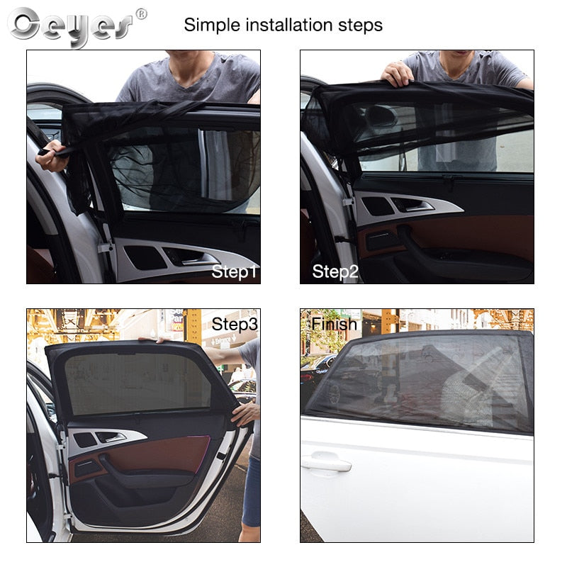 Sun Shade Auto UV Protect Curtain Side