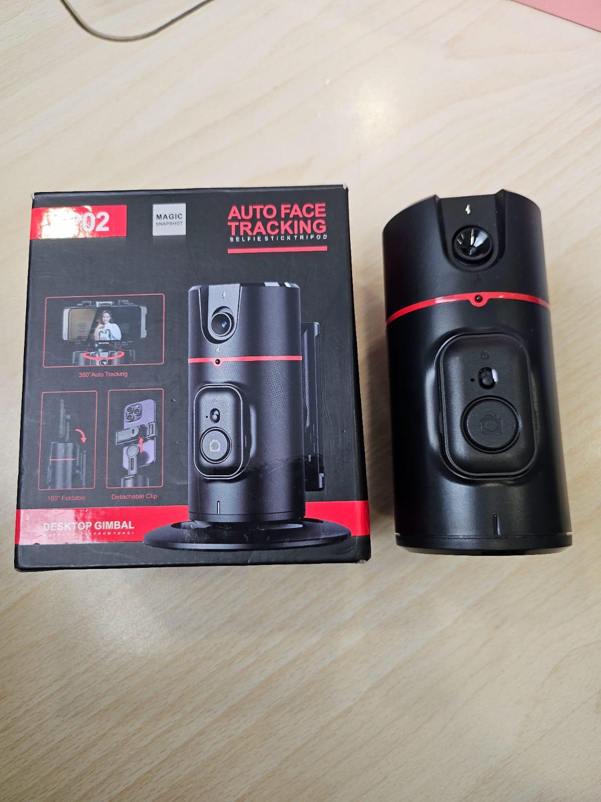 AI Face Tracking 360° Phone Gimbal