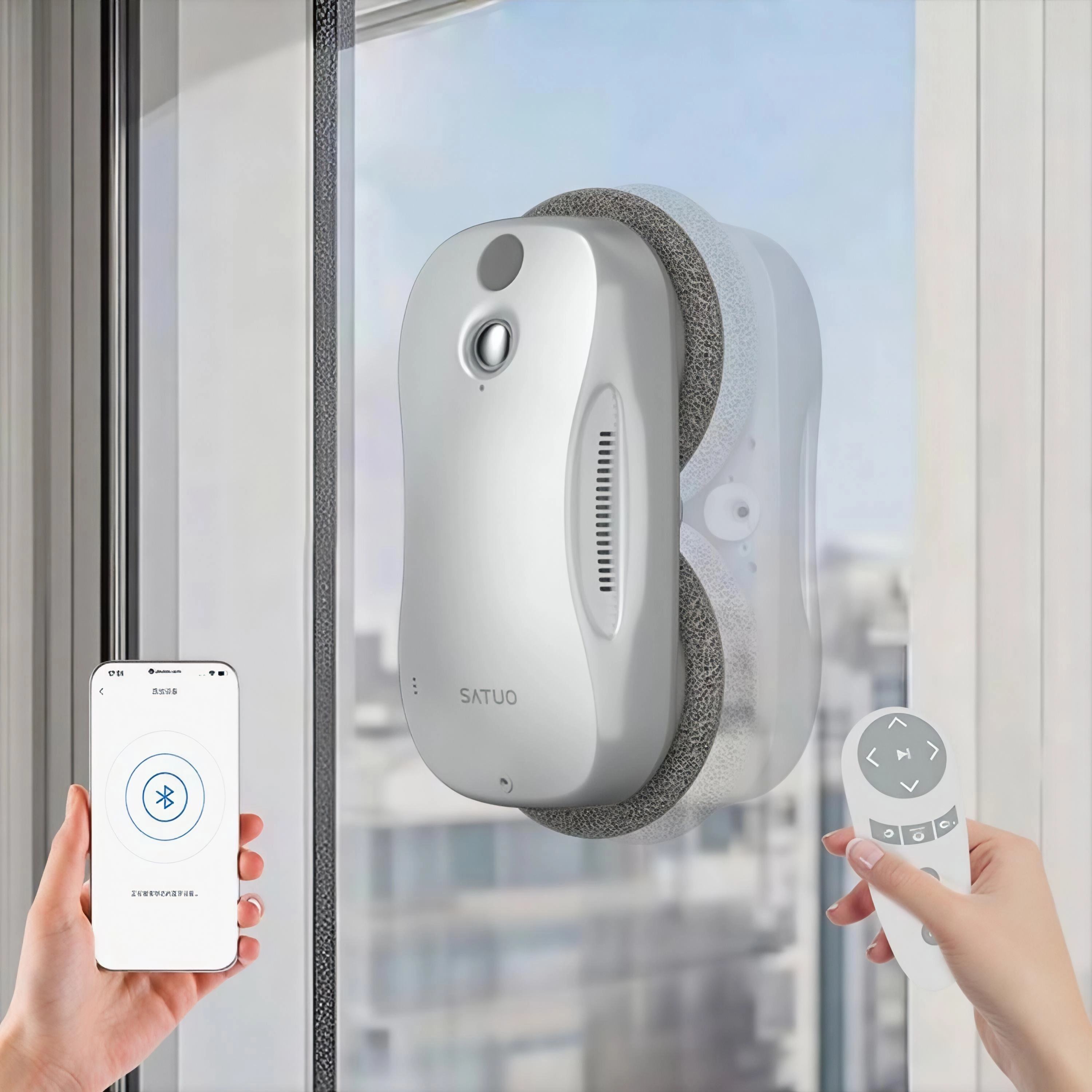 Automatic Water Spray Brushless Motor Glass Cleaner