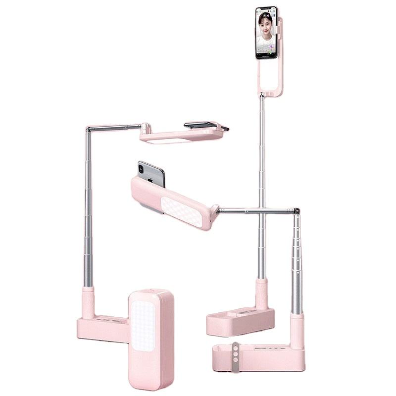 Portable Retractable Wireless Dimmable LED Selfie Fill Light Lamp