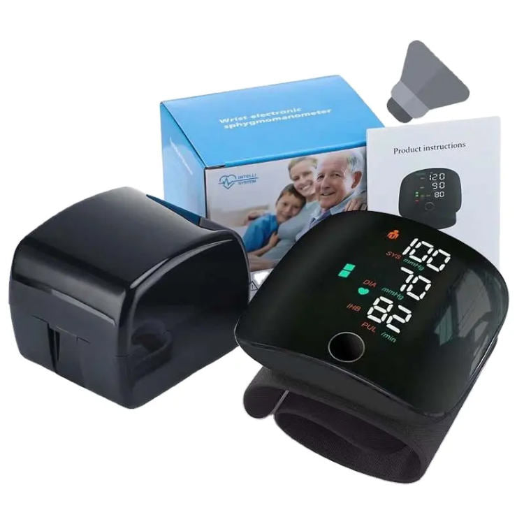 Digital Blood Pressure Monitor with Large Display & Cuff | Automatic BP Machine with Pulse Rate Detection & Memory Function
