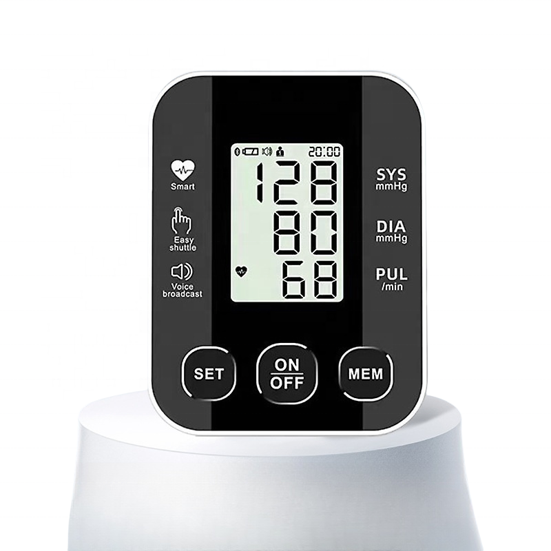 Digital Blood Pressure Monitor with Large Display & Cuff | Automatic BP Machine with Pulse Rate Detection & Memory Function