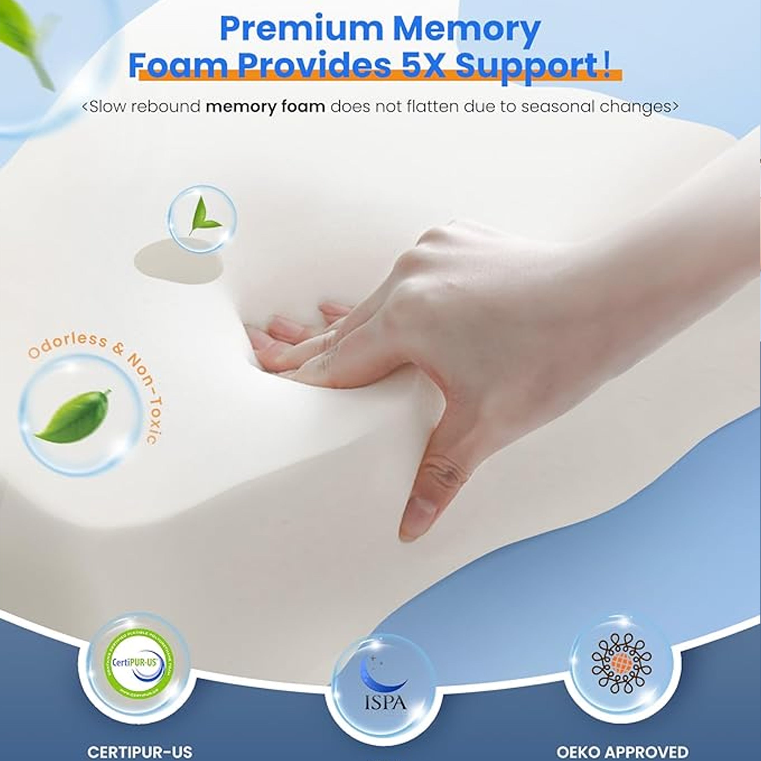 High-Density Neck Support Cervical Pillow