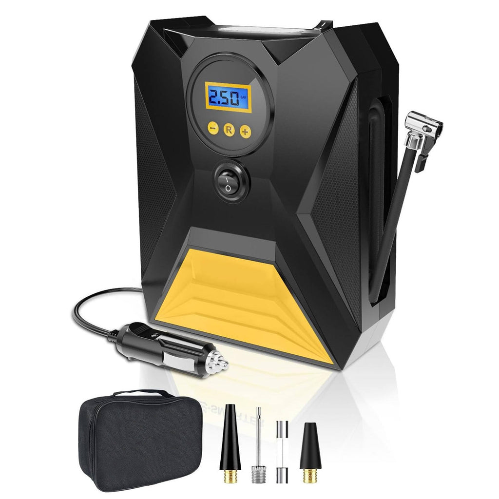 DIGITAL DISPLAY TIRE INFLATOR FOR VEHICLES