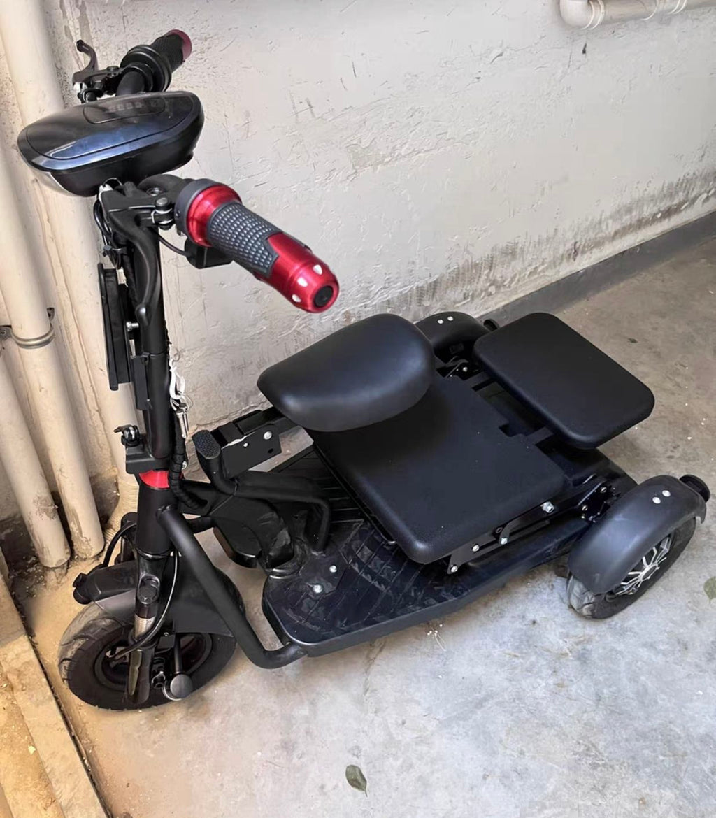 Electric Handicapped Scooter – Foldable Mobility Scooter for Seniors & Disabled | Long Battery, Comfort Ride