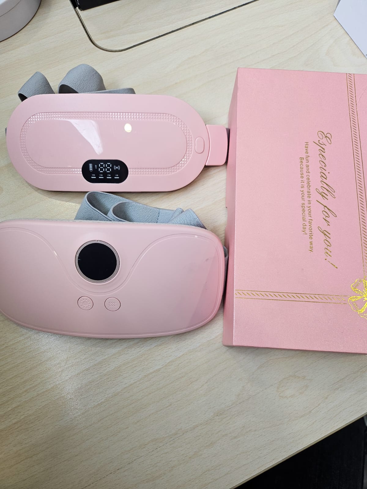 Electric Heating Abdomen Massage Hot Compress