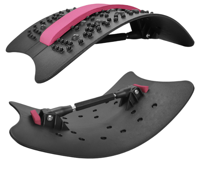 Freely Adjustable Back Stretch Equipment Massager