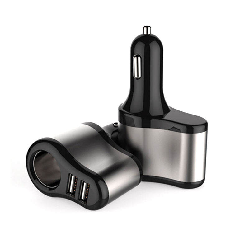 FAST CHARGING CAR MOBILE PHONE CHARGER | MULTI-FUNCTION 3-IN-1 SOCKET ADAPTER