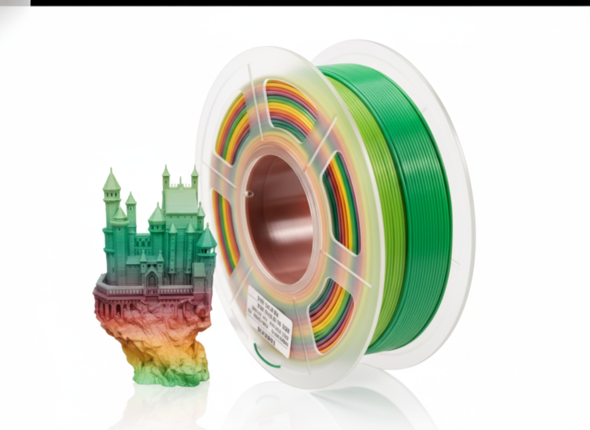 1KG Rainbow PLA Filament