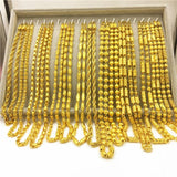 Gold-Plated Luxury Ornamental Chain | Traditional Heavy-Design Necklace for Men & Women (Fashion Jewelry)