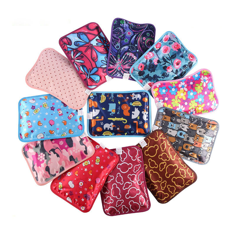 Hot Water Bottle with Soft Cover | Leak-Proof Rubber Heat Bag for Pain Relief, Cramps & Winter Warmth