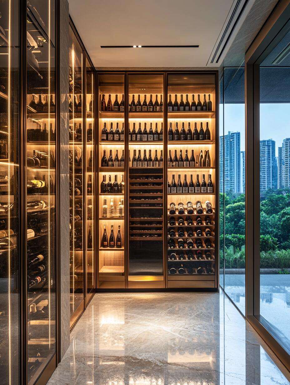 Luxury Modern Wooden Bar Cabinet