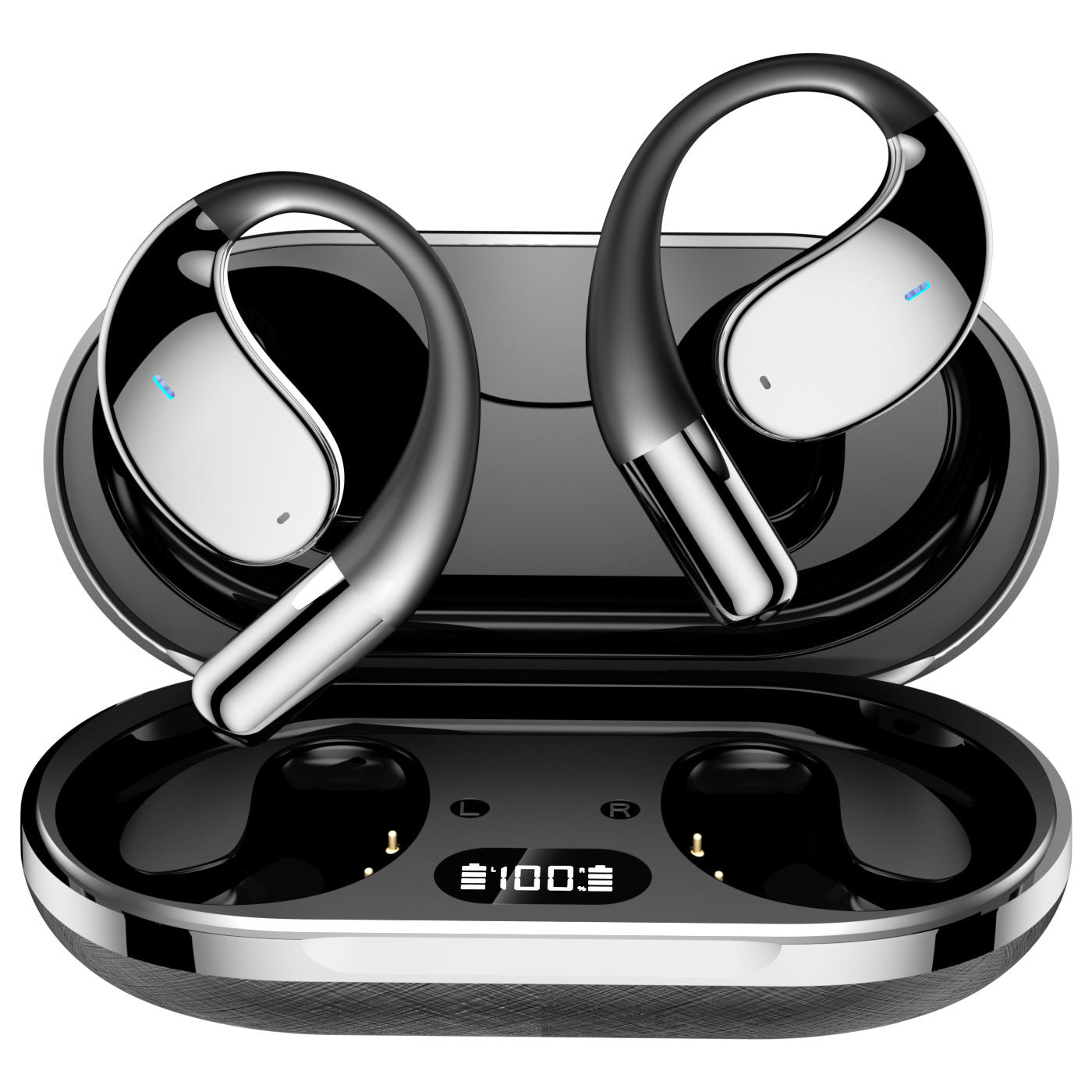 Wireless Bluetooth Earbuds with Power Display & Portable Charging Case