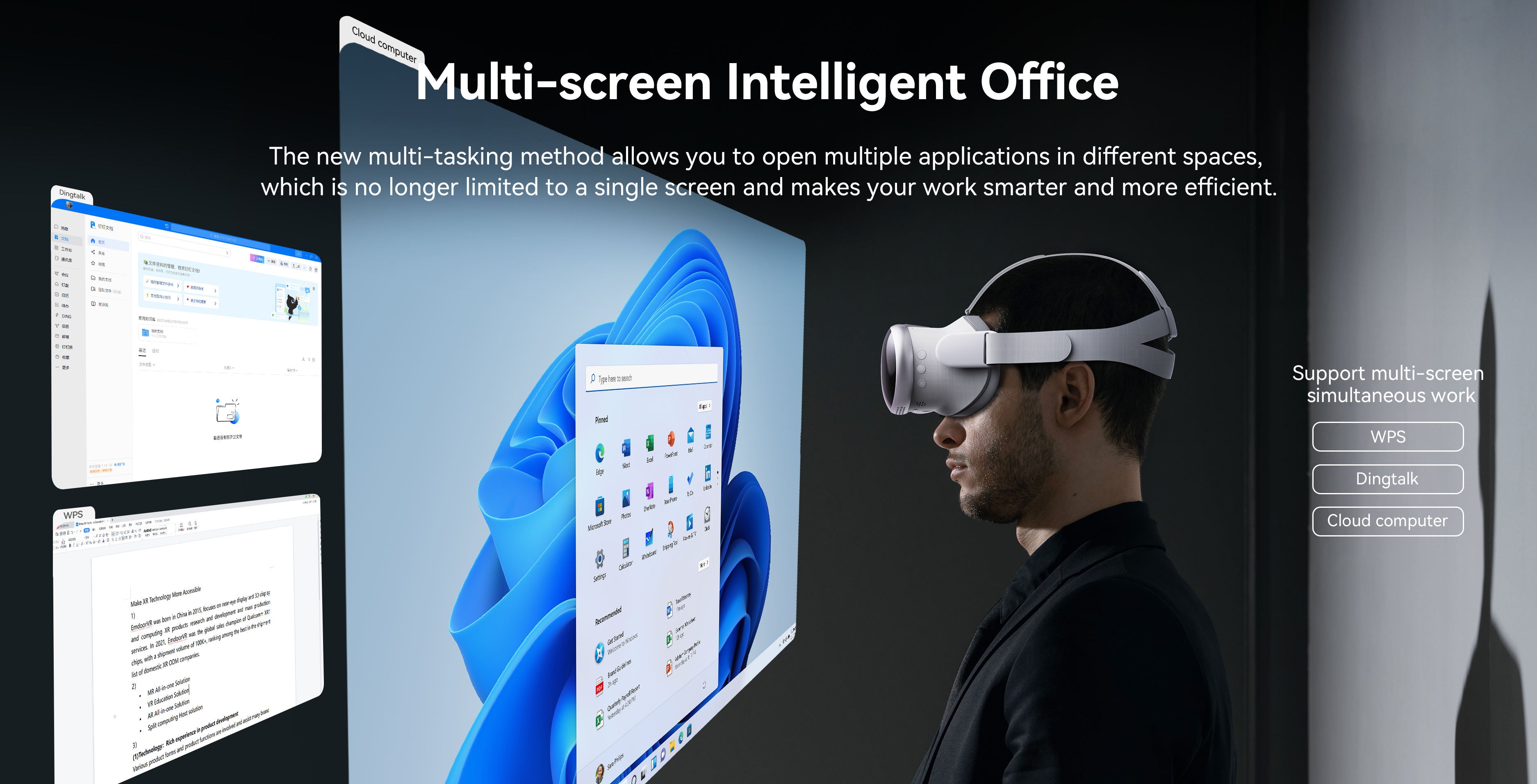 Immersive 3D MR Smart Glasses