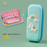 Multifunction Pencil Box with Calculator & Sharpener | Magnetic Double Compartment Stationery Organizer for Kids