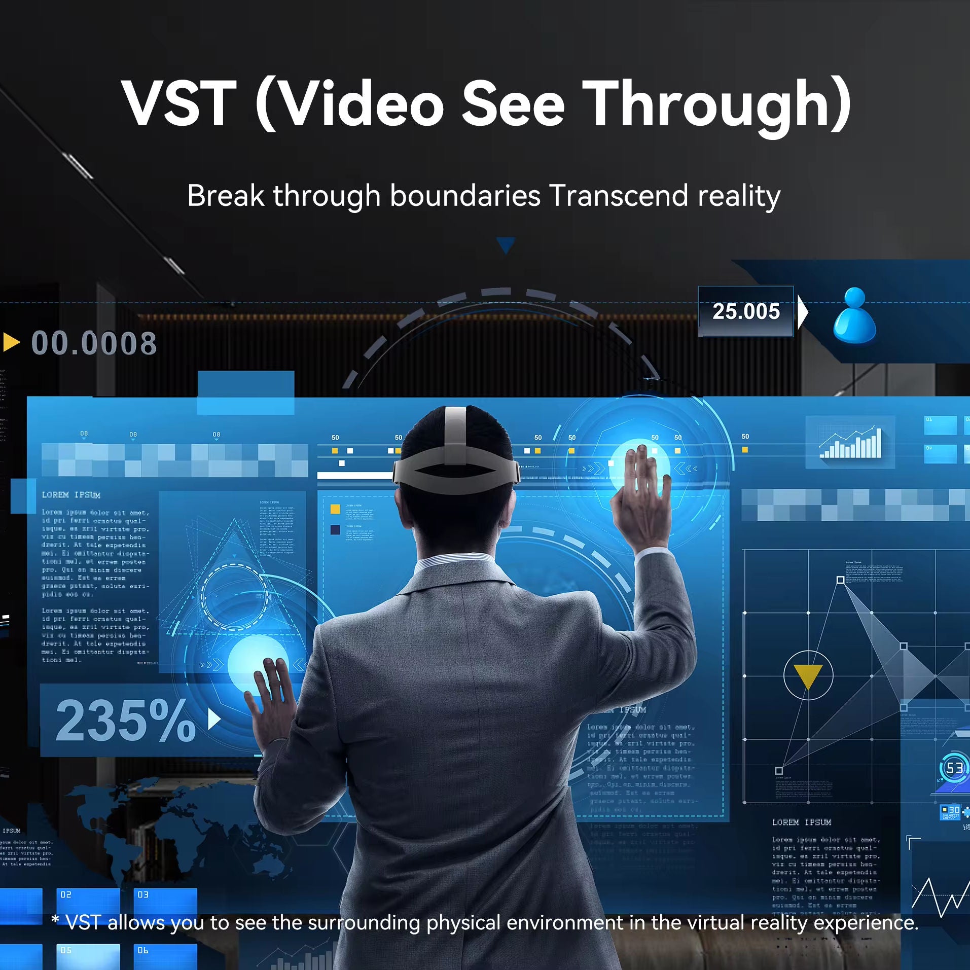 Immersive 3D MR Smart Glasses