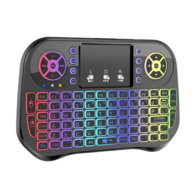 Keyboard with Laser Pointer & Touchpad Foldable Wireless