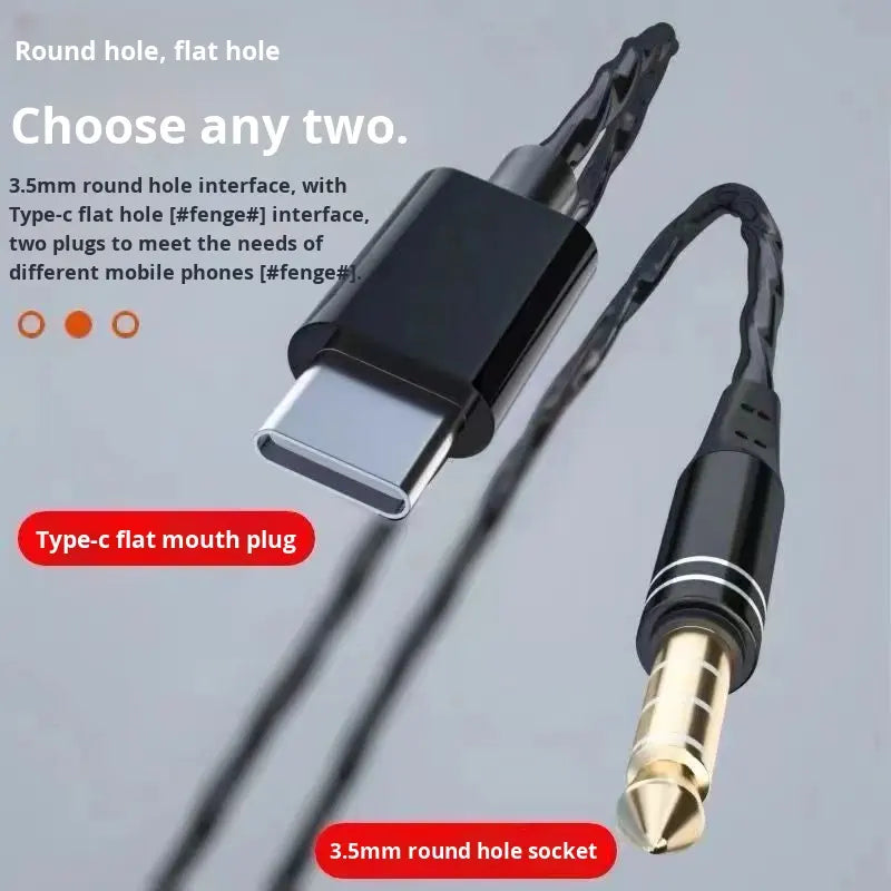 Metal Wired Earphones | Type-C & 3.5mm In-Ear Headphones