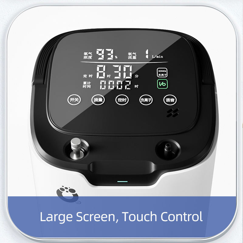 Portable Oxygen Concentrator – 5L/10L Medical Oxygen Machine for Home & Hospital Use | Low Noise & Energy Efficient