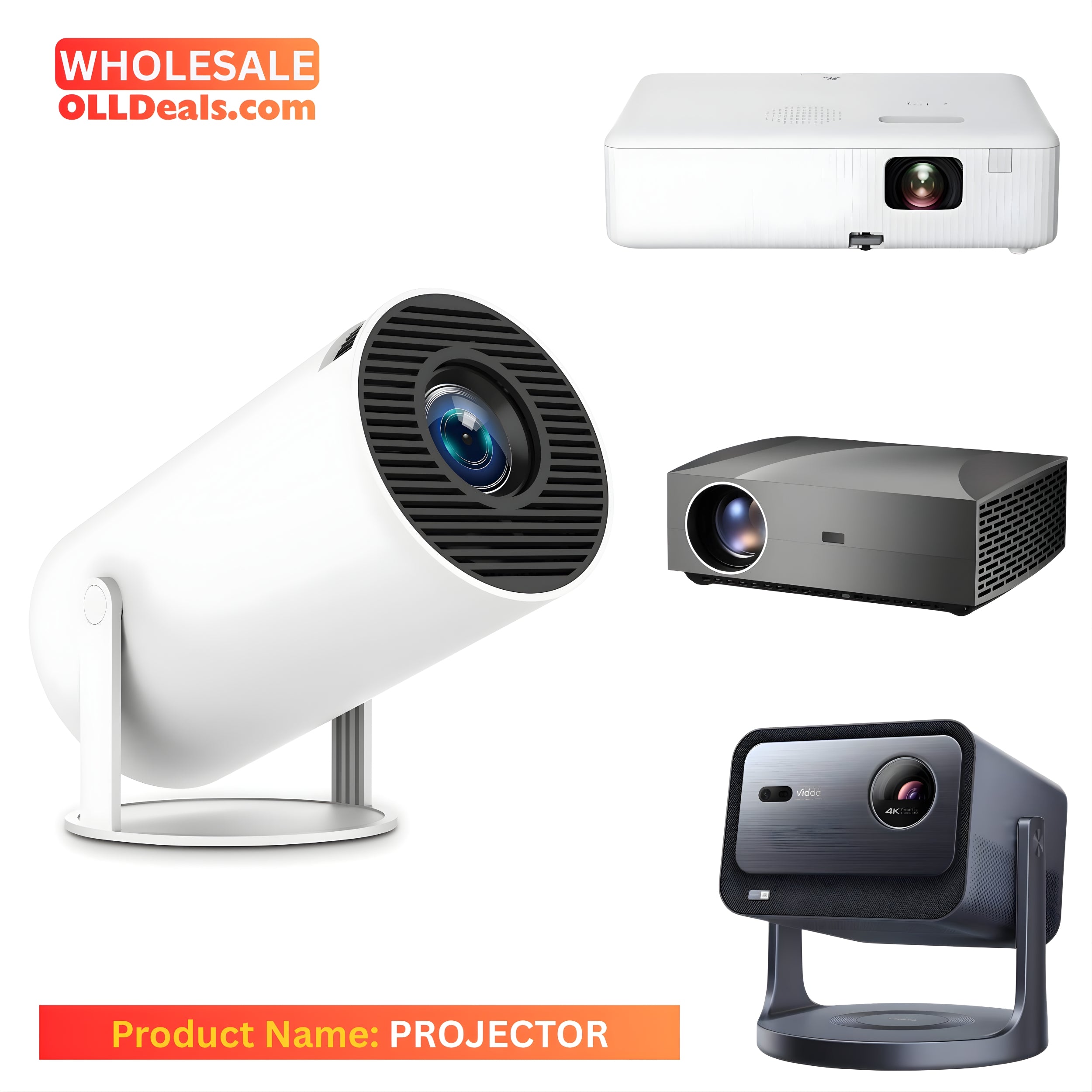 Projector (4K Support, 720P Native) – Import Direct from China | Private Label Ready