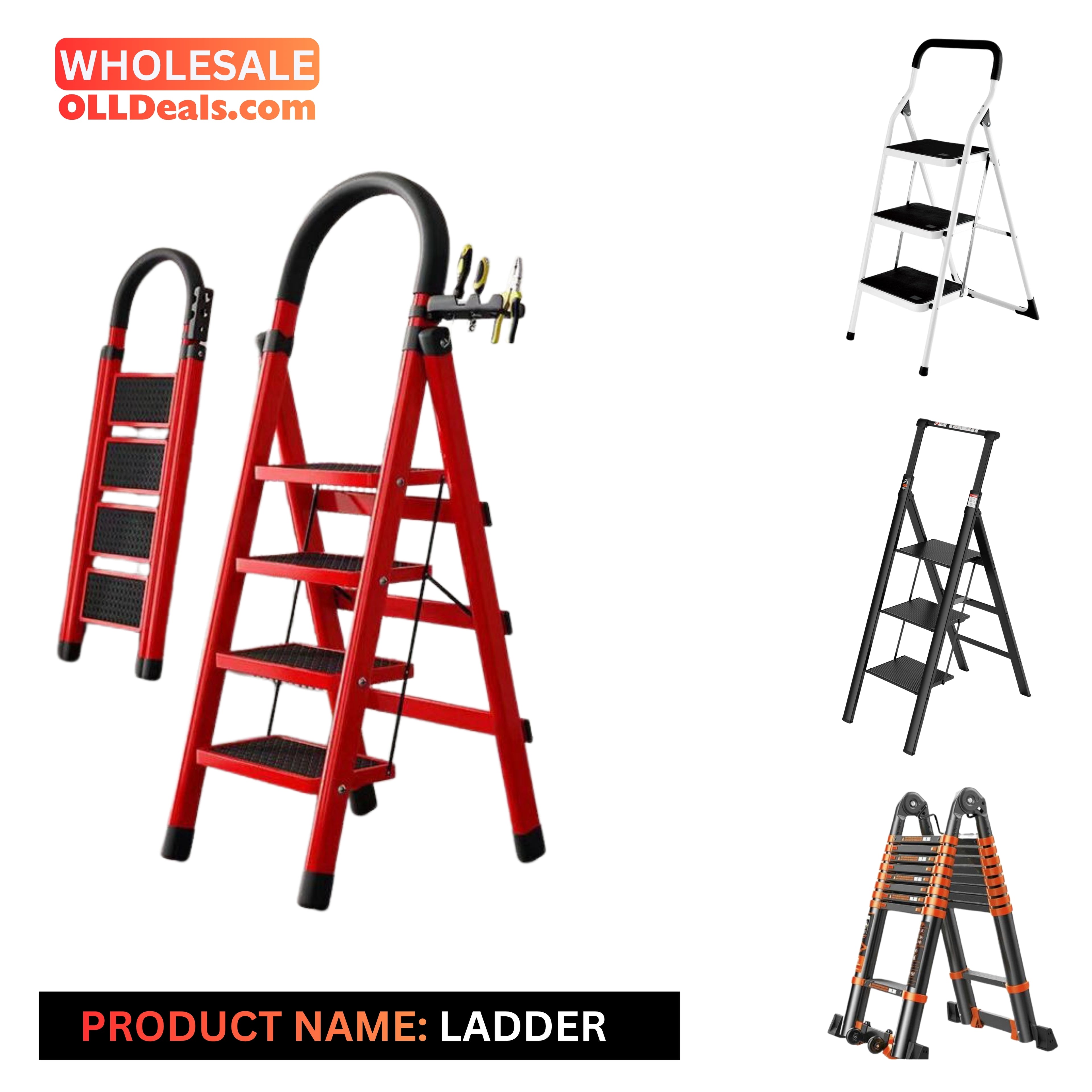 LADDER – IMPORT DIRECT FROM CHINA | HEAVY-DUTY & FOLDABLE DESIGNS FOR INDIAN MARKET