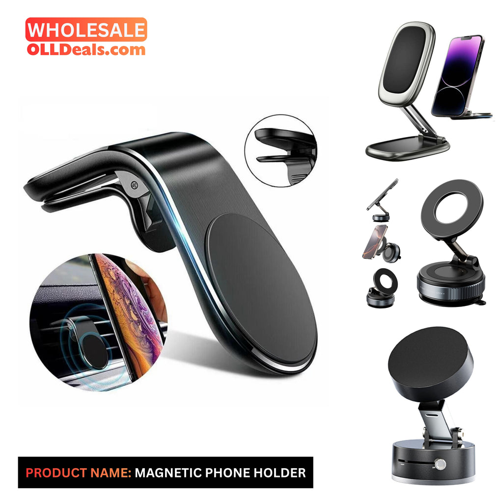 TYPE MAGNETIC CAR PHONE HOLDER – IMPORT DIRECT FROM CHINA | MINI AIR VENT CLIP MOUNT FOR SMARTPHONES