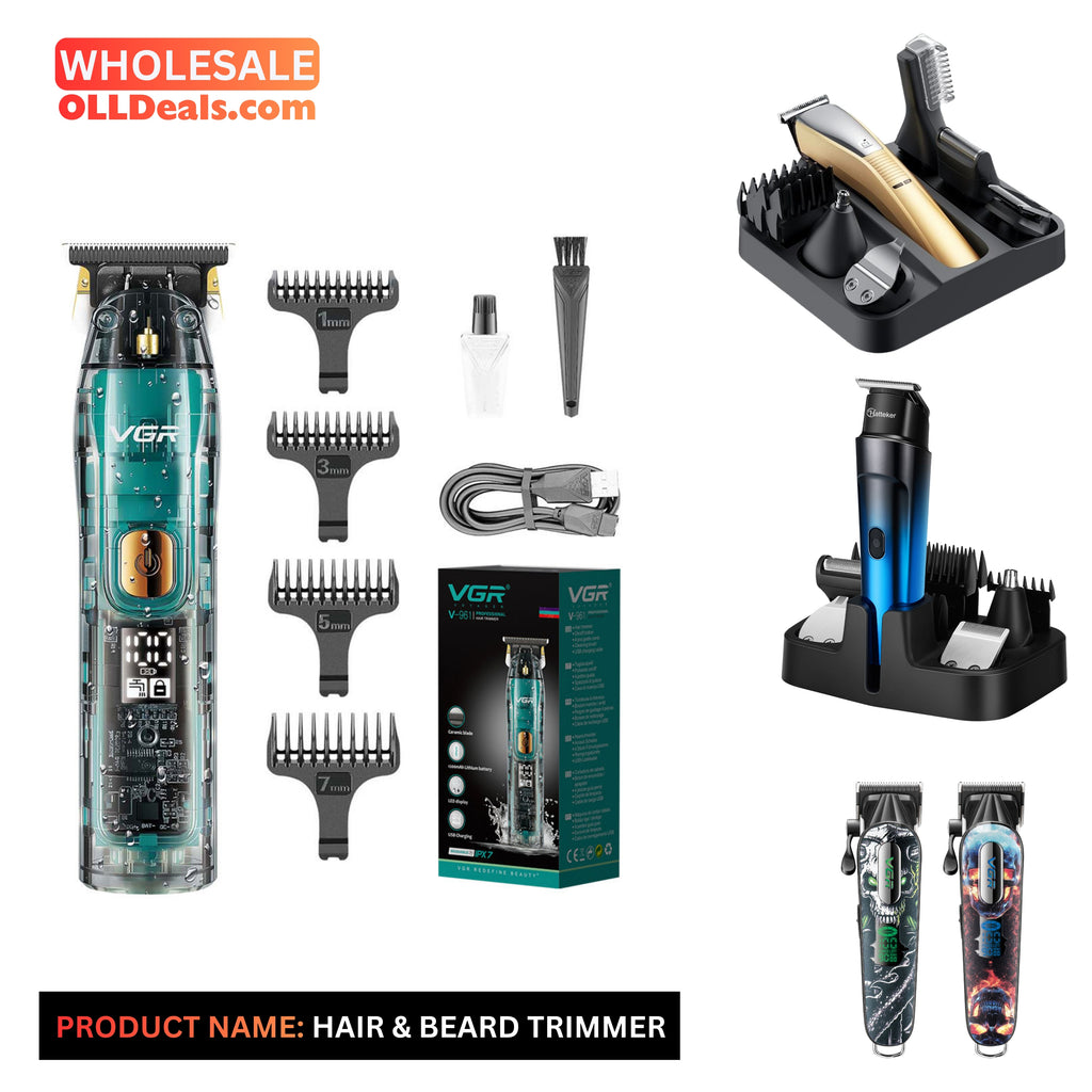 HAIR & BEARD TRIMMER – IMPORT DIRECT FROM CHINA | PROFESSIONAL GROOMING TOOL FOR INDIAN MARKET