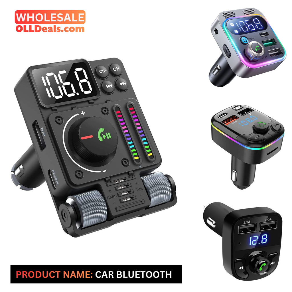 CAR BLUETOOTH 5.3 FM TRANSMITTER – IMPORT DIRECT FROM CHINA | DUAL USB FAST CHARGING MP3 PLAYER