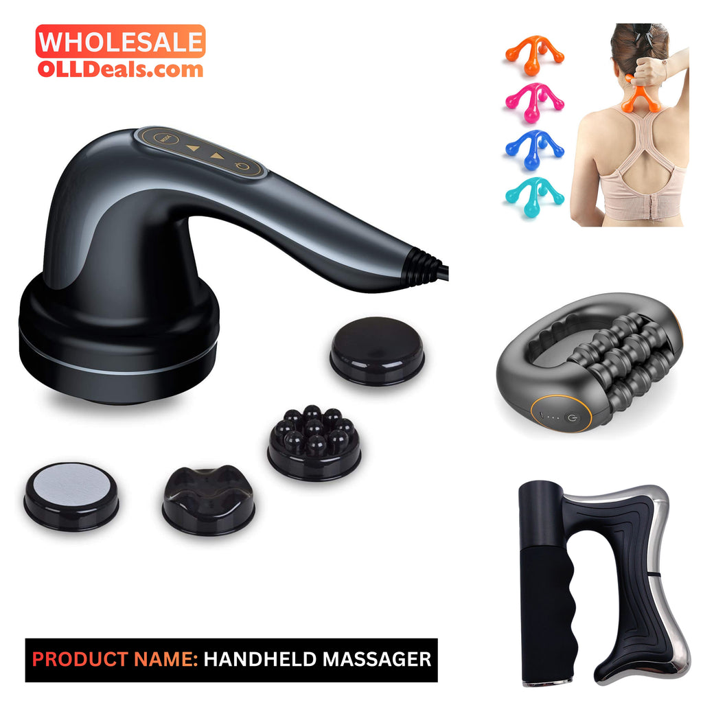 HANDHELD BODY MASSAGER – IMPORT DIRECT FROM CHINA | MULTI-PURPOSE RELAXATION DEVICE FOR INDIAN MARKET