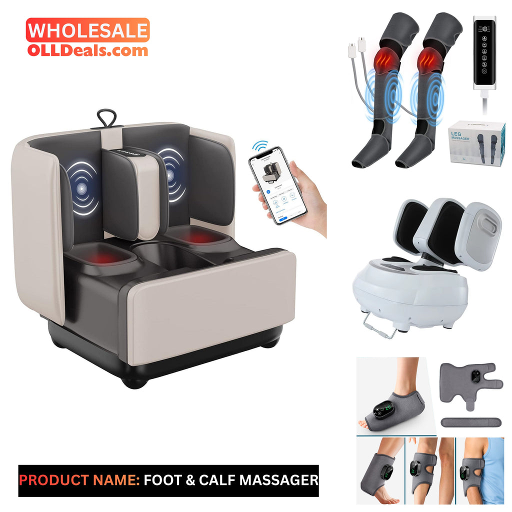 FOOT & CALF MASSAGER – IMPORT DIRECT FROM CHINA | ADVANCED FULL-LEG RELAXATION SYSTEM FOR INDIAN MARKET