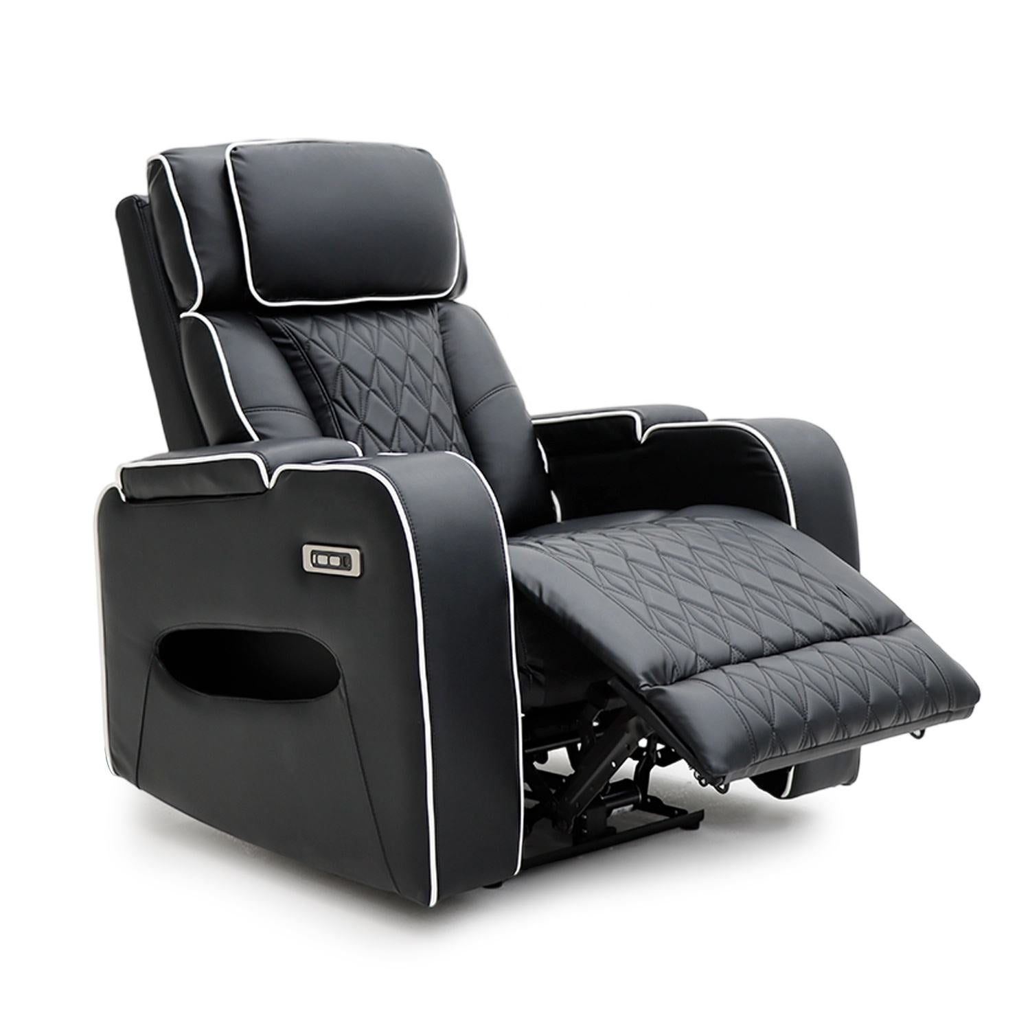 Premium Recliner Chair – Manual Reclining Sofa with Footrest & Soft Cushion | Modern Design for Living Room & Office