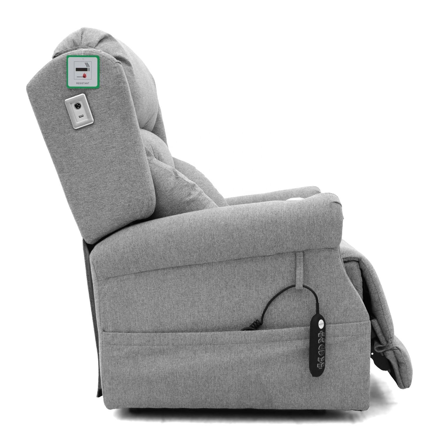 Premium Recliner Chair – Manual Reclining Sofa with Footrest & Soft Cushion | Modern Design for Living Room & Office