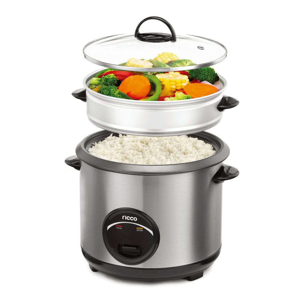 Rice Cooker 1.8L | Automatic Electric Cooker with Steaming & Keep Warm Function