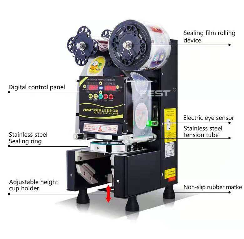 Automatic Sealing Machine – Heat Sealer for Plastic Bags, Pouches & Food Packaging | Industrial Grade with Temperature Control