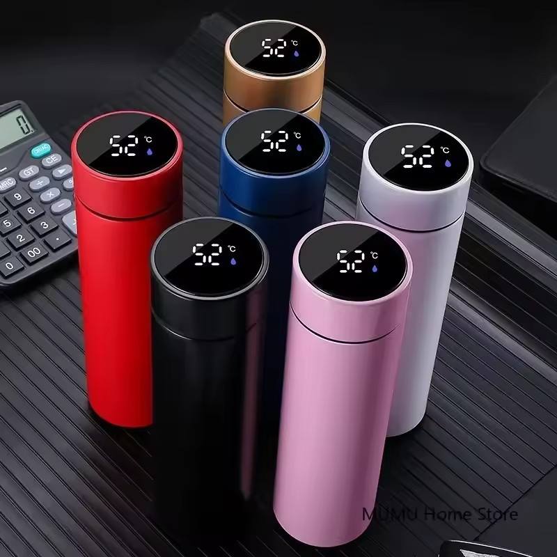 Smart Water Bottle – Stainless Steel Thermal Flask with LED Temperature Display | Hot & Cold Vacuum Insulated Bottle
