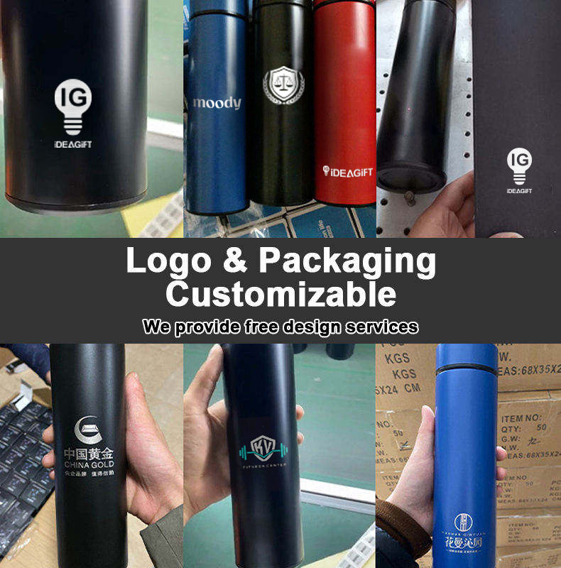 Smart Water Bottle – Stainless Steel Thermal Flask with LED Temperature Display | Hot & Cold Vacuum Insulated Bottle