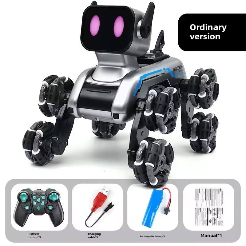 Smart Toy Robot for Kids – Interactive Educational Robot with Voice Control, Music & LED Eyes | Rechargeable Learning Toy