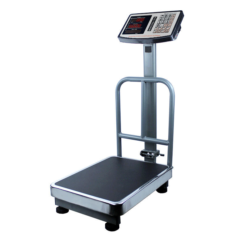 300kg Heavy-Duty Digital Platform Weighing Scale | Industrial Weight Machine with LED Display & Steel Base