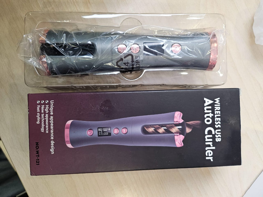Wireless Automatic Hair Curler | USB Rechargeable Cross-Border Curling Iron for Easy Styling & Gifting