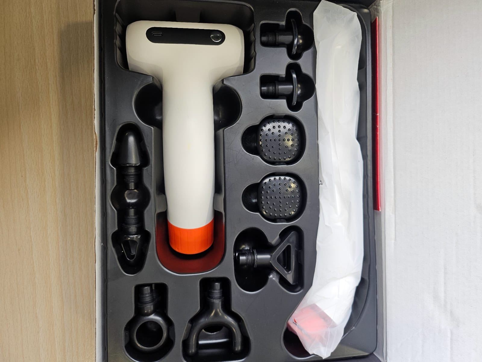 U-Shaped Double-Head Fascia Gun | Curved Hook Back Massager for Deep Tissue & Muscle Relaxation