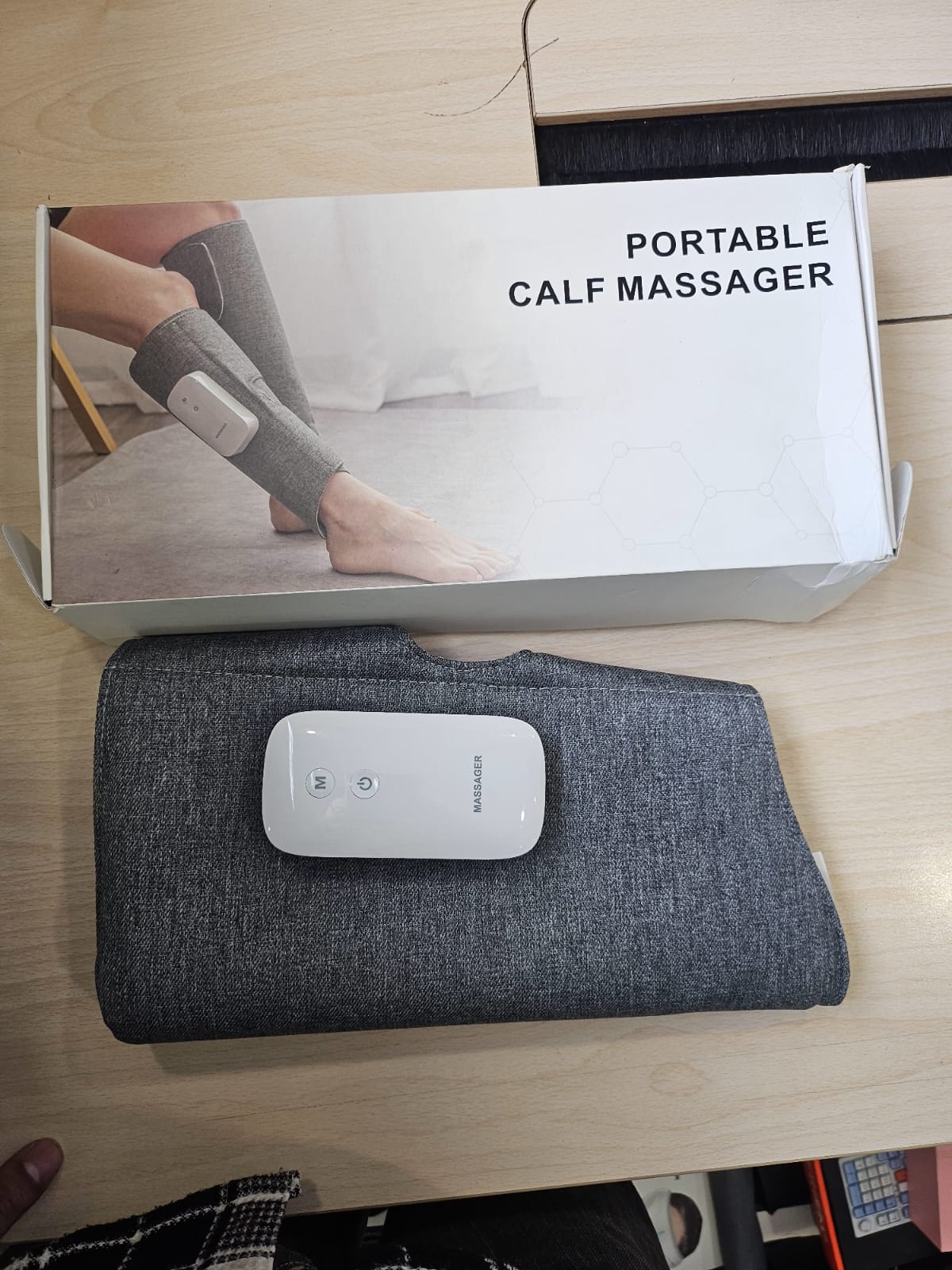 Automatic Leg & Knee Kneading Massager | Electric Heating Hot Compress Physiotherapy Device for Pain Relief