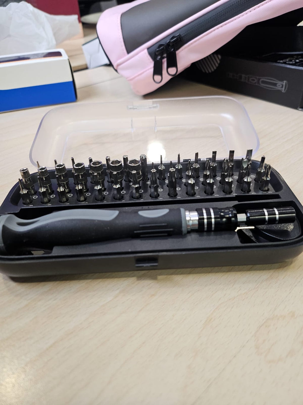 54-in-1 Precision Screwdriver Repair Tool Kit with Magnetic Bits & Ergonomic Handle