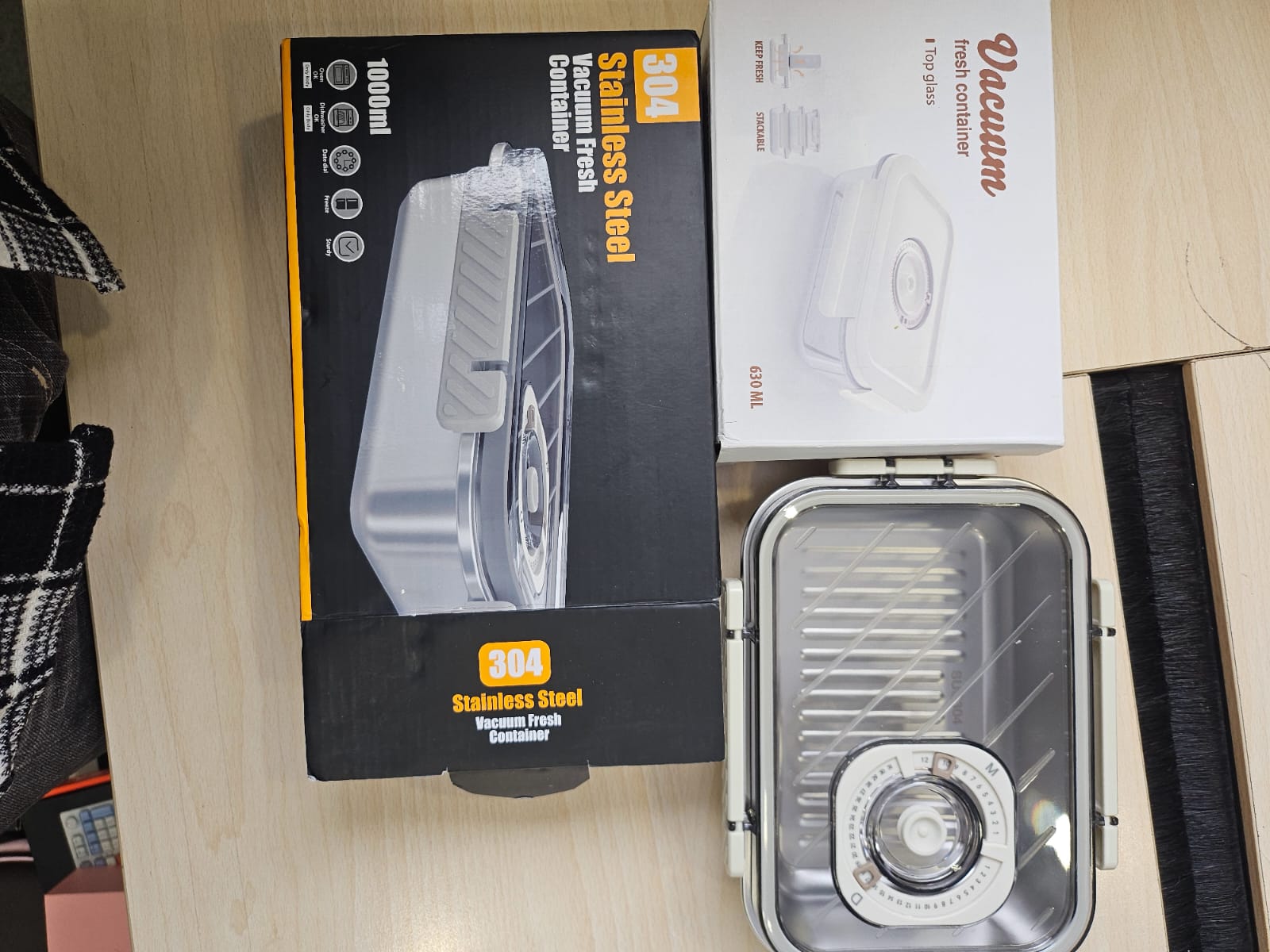 304 Stainless Steel Food Storage Container | Large-Capacity Airtight Kitchen Storage Box for Home & Commercial Use