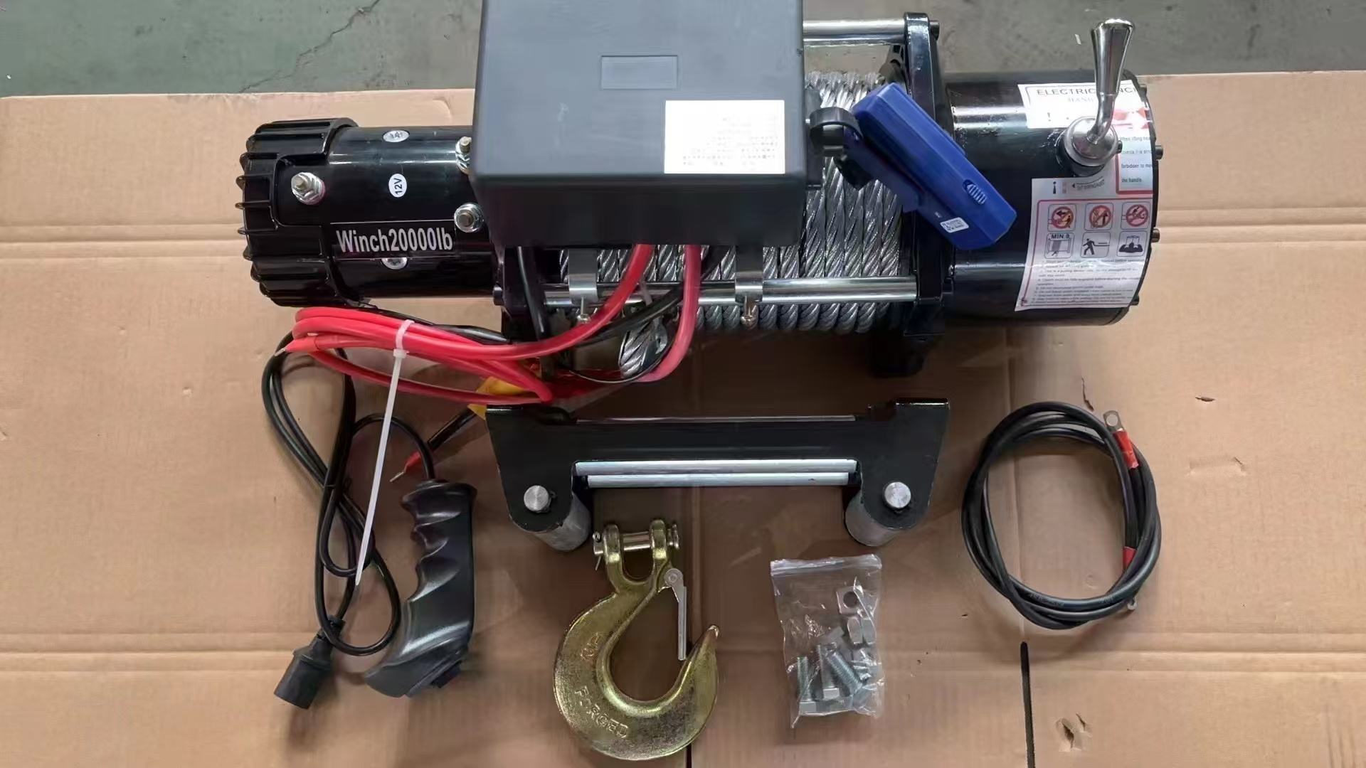 Electric Winch – Heavy-Duty Lifting & Pulling Machine with Steel Cable | 1 Ton–10 Ton Capacity | Industrial & Construction Use