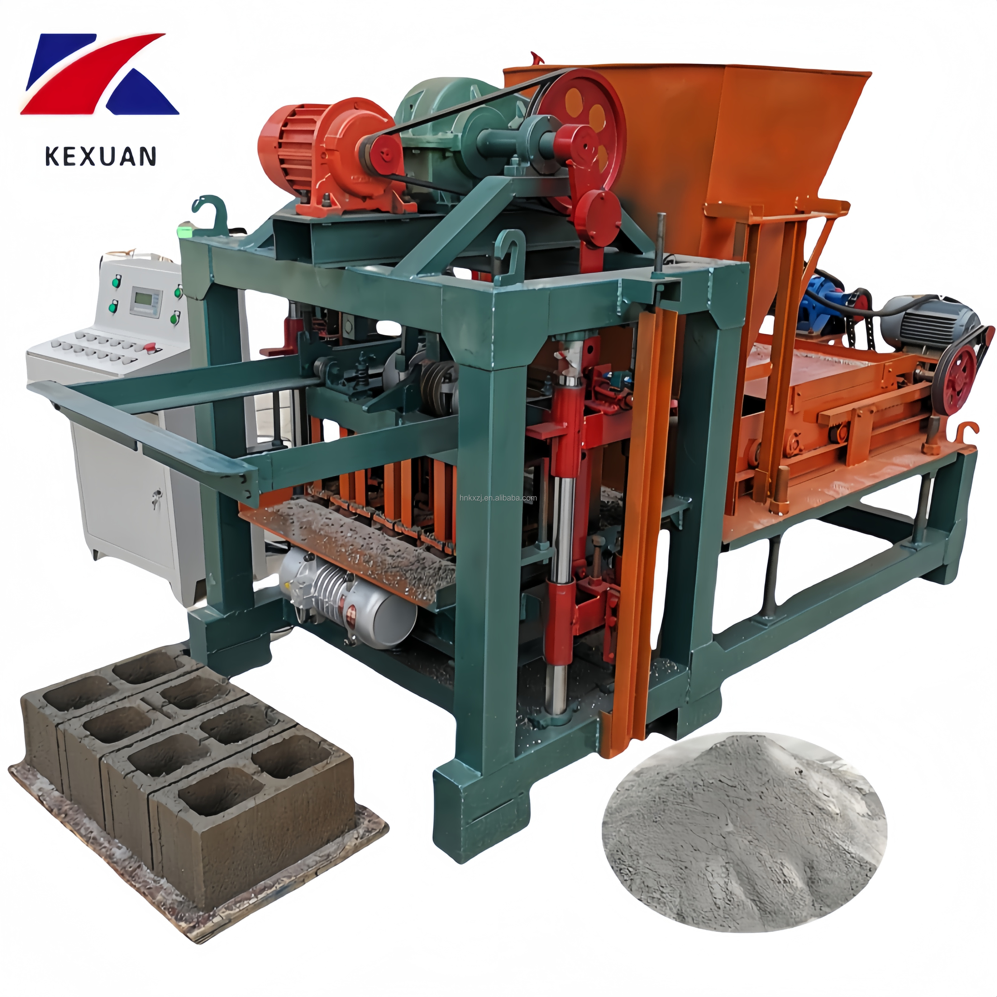 Automatic Brick Making Machine with Hydraulic Press | High-Performance Concrete Block Maker for Construction & Industrial Use