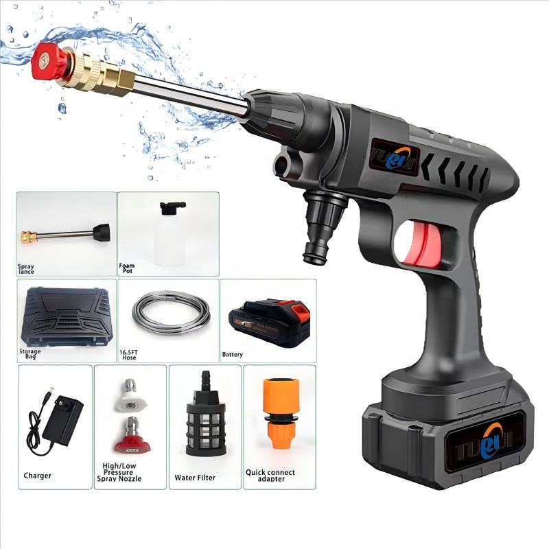 High-Pressure Car Washer with Powerful Motor & Adjustable Nozzle | Portable Water Cleaning Machine for Home & Vehicle Wash
