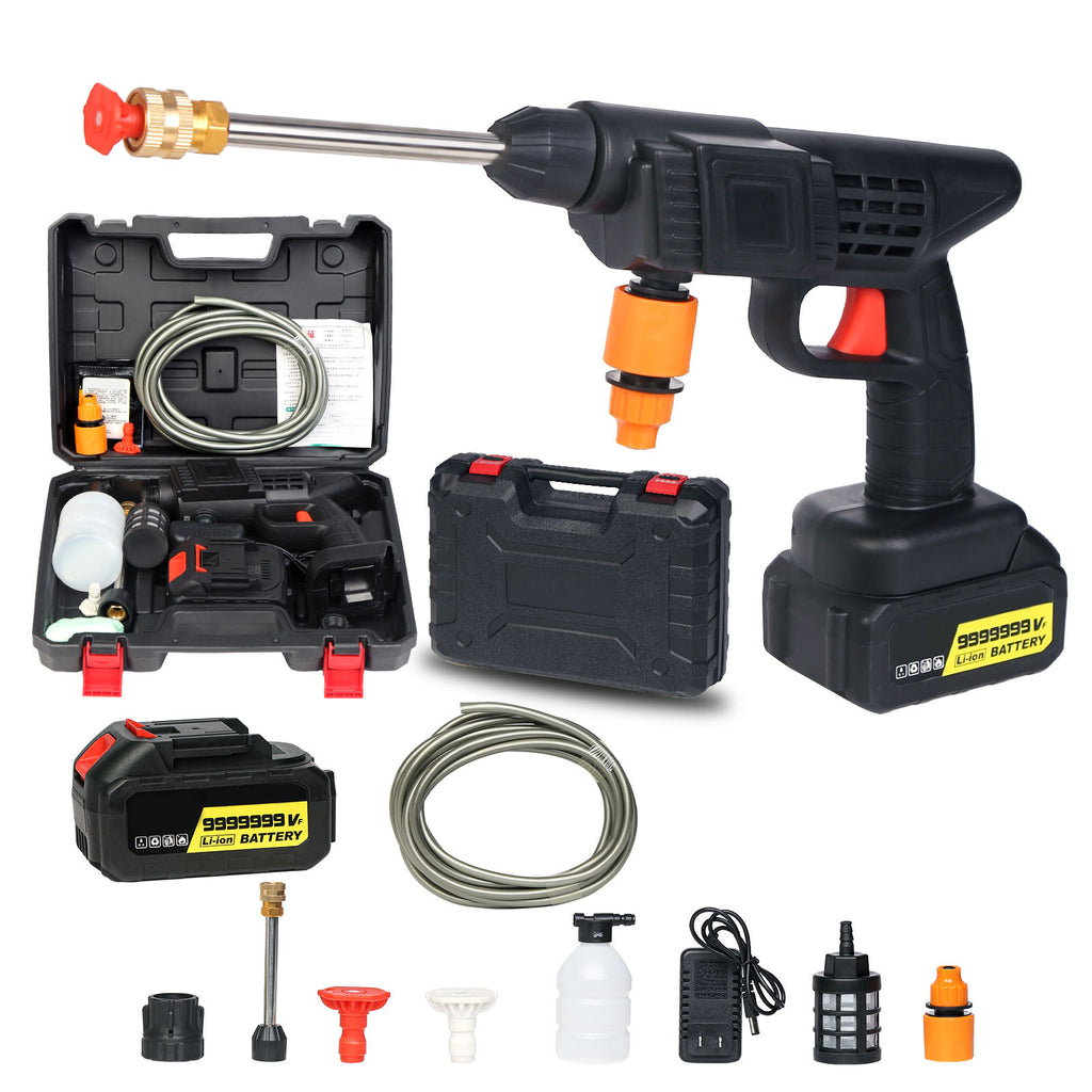 High-Pressure Car Washer with Powerful Motor & Adjustable Nozzle | Portable Water Cleaning Machine for Home & Vehicle Wash