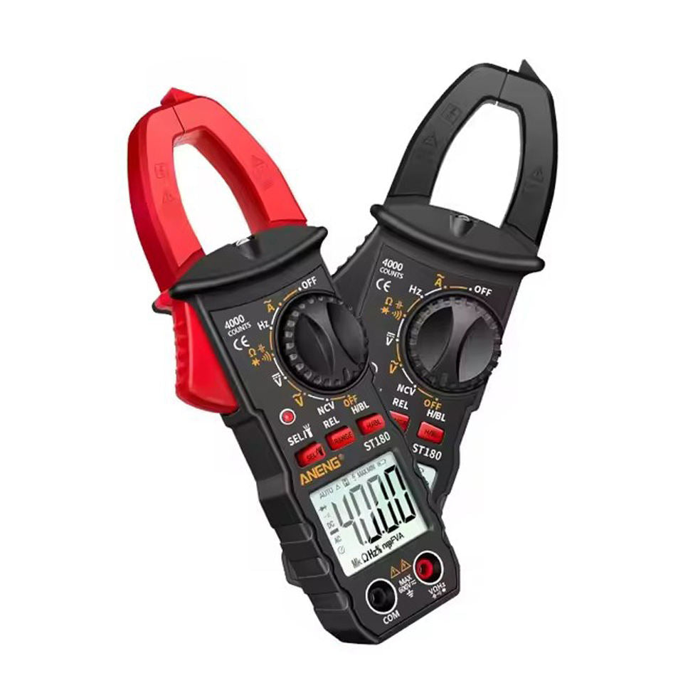 Digital Clamp Meter with True RMS & Backlit Display | AC/DC Voltage, Current & Resistance Tester for Electrical Work